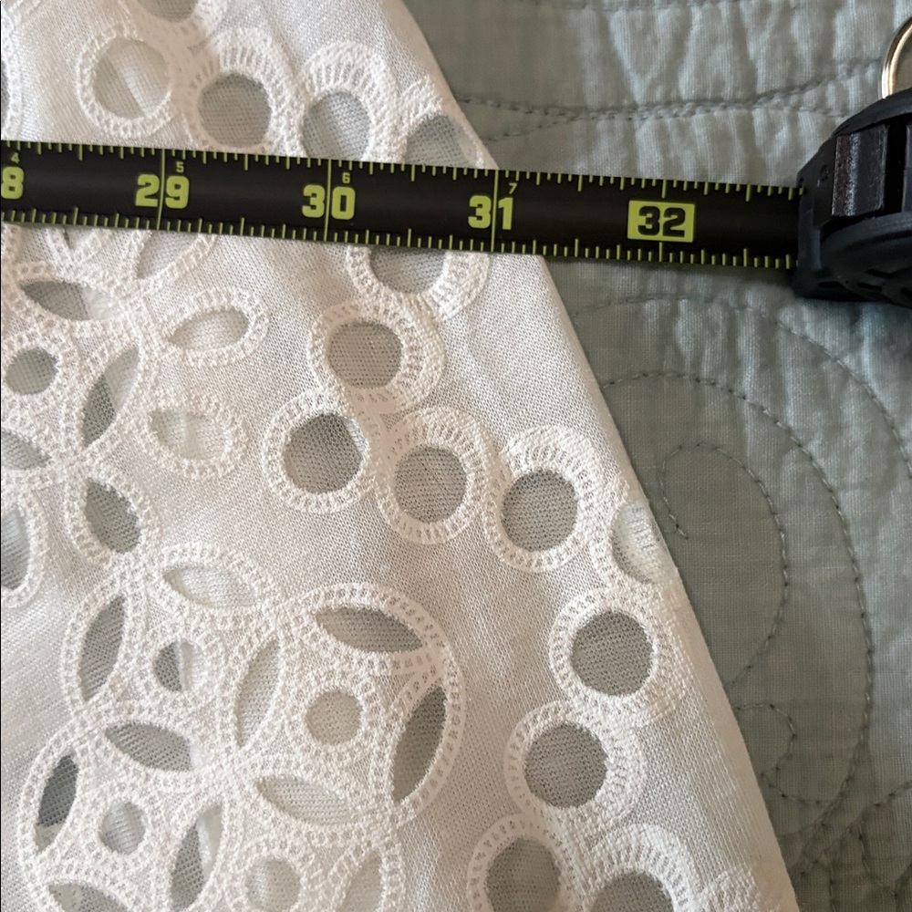 White Lace Maxi Skirt M - Picture 11 of 12